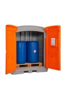 (obrázek pro) Depot na nebezpečné látky pro 220/2 – 2 sudy 220 l – z polyethylenu 