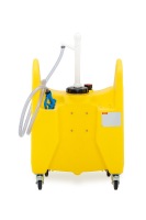 (obrázek pro) Čtyřkolový zavlažovací vozík 150 l AQUA s ruční pumpou