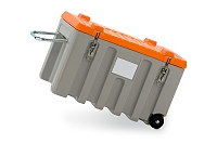 CEMbox vozík 150 l, šedo-oranžový