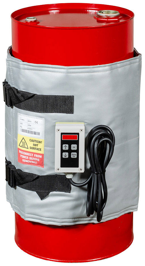 (obrázek pro) Ohřívací polo plášť na sud 105 a 120 litrů, do 200°C, 700W, 230V