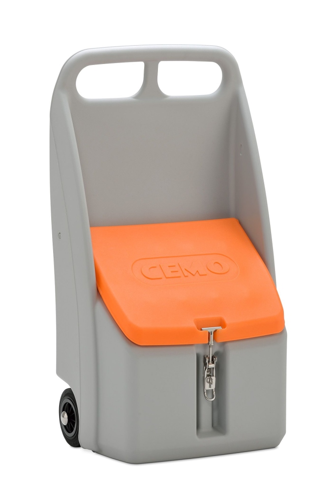 (obrázek pro) Vozík Go-Box pro zimní posyp nebo sorbenty 70 litrů