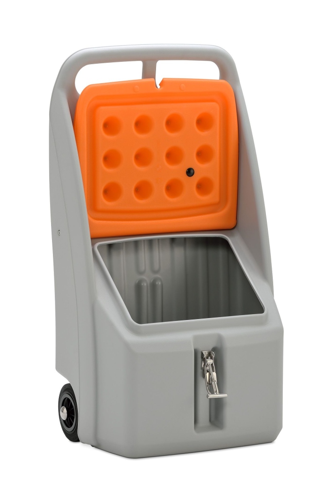 (obrázek pro) Vozík Go-Box pro zimní posyp nebo sorbenty 70 litrů