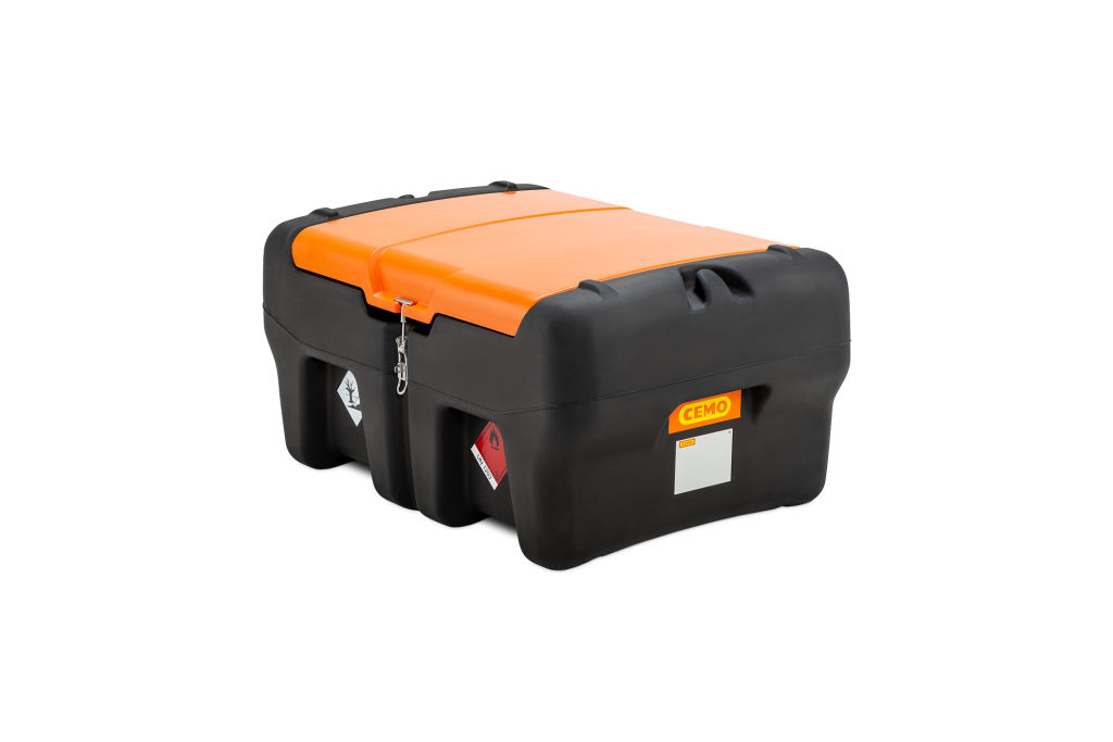 (obrázek pro) Mobilní nádrž na benzín 330 litrů čerpadlo 12V 25 l/min BASIC