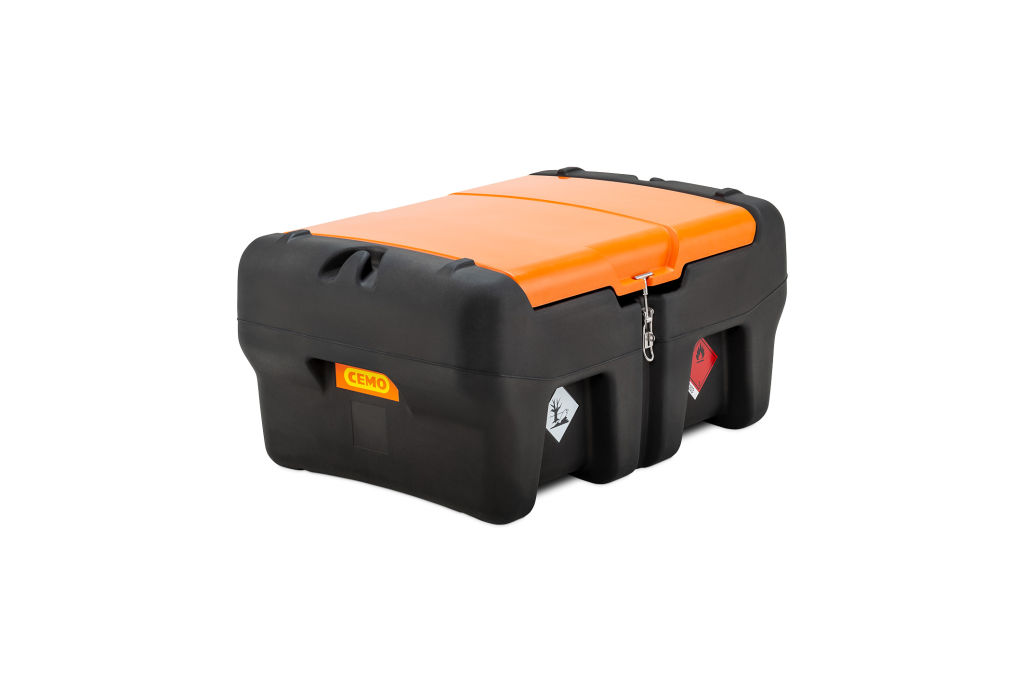 (obrázek pro) Mobilní nádrž na benzín 330 litrů čerpadlo 12V 25 l/min BASIC