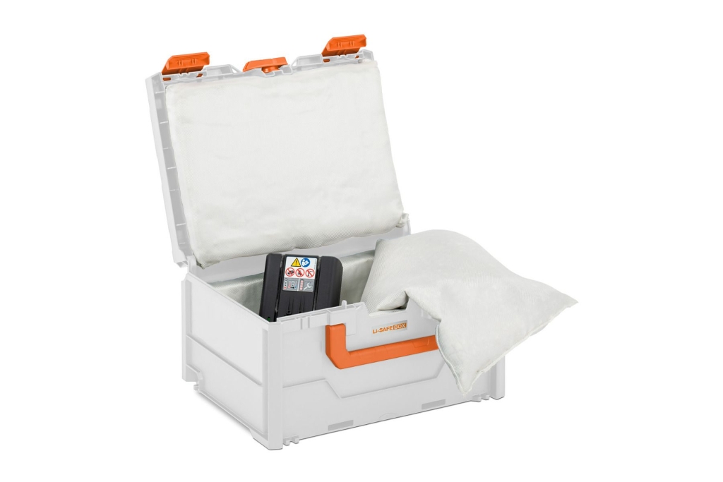 (obrázek pro) Přepravní box pro AKU články s ochranou proti požáru Li-SAFE 2-S