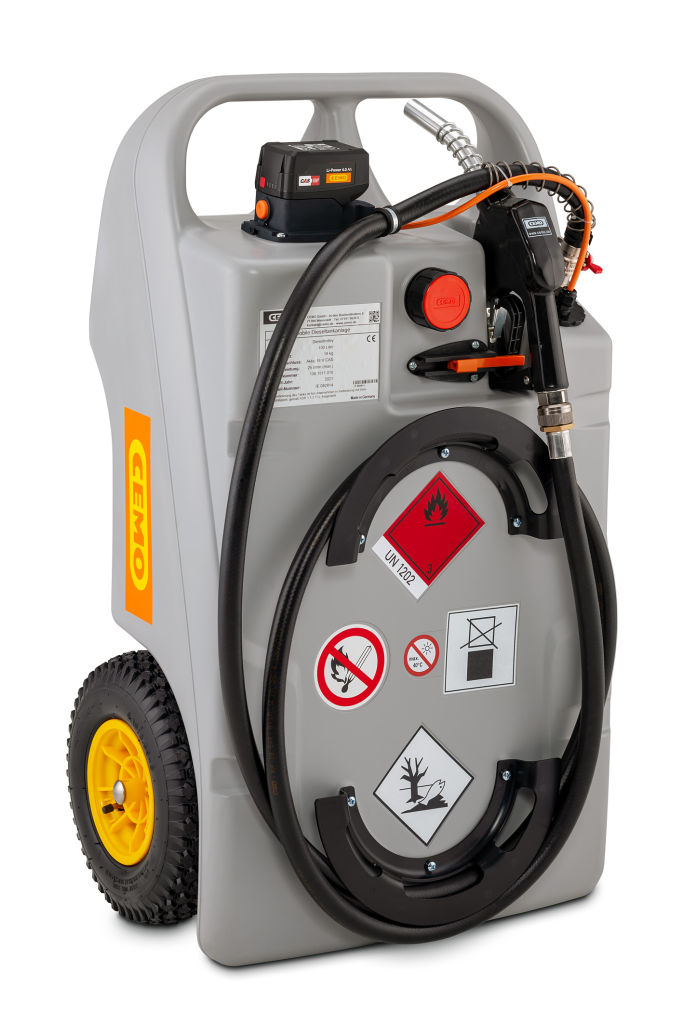 (obrázek pro) Vozík na naftu 60 l, čerpadlo CENTRI SP 30 12V, včetně CAS AKU