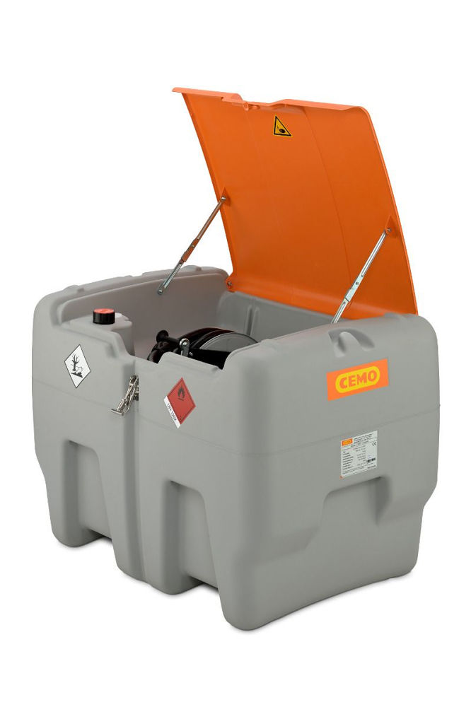 (obrázek pro) Mobilní nádrž na naftu 440 l, Cematic 3000/18V 40 l/min, bez AKU a nabíječky