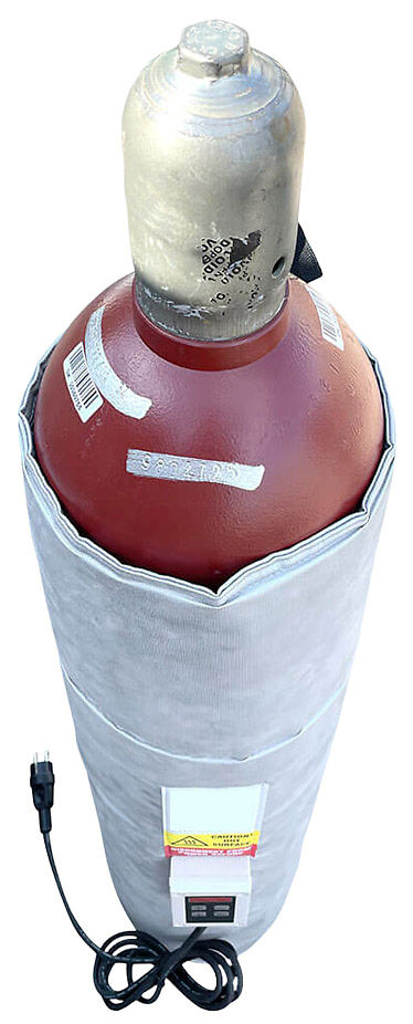(obrázek pro) Vyhřívací návlek na plynovou láhev, do 90°C