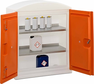 Skříň na chemikálie vyrobené z PE 97x52x118 cm