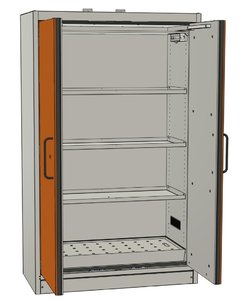 (obrázek pro) Bezpečnostní skříň PROline 12/20 typ 90, 5 zásuvek