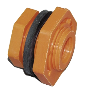 (obrázek pro) Redukce (plast), 1 1/4" vnější závit a ?" vnitřní závit