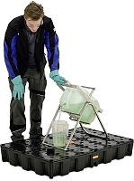 Záchytná vana PE 120 HD s roštem